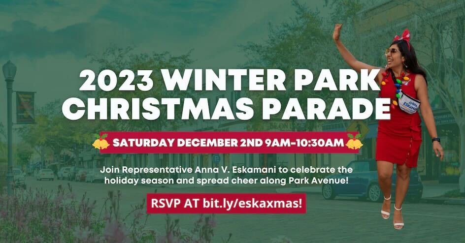 JOIN TEAM ANNA AT THE 71ST ANNUAL WINTER PARK CHRISTMAS&nbsp;PARADE